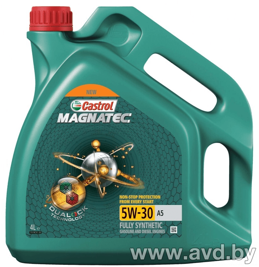 Купить Моторное масло Castrol Magnatec Dualock 5W-30 A5 4л в Минске.