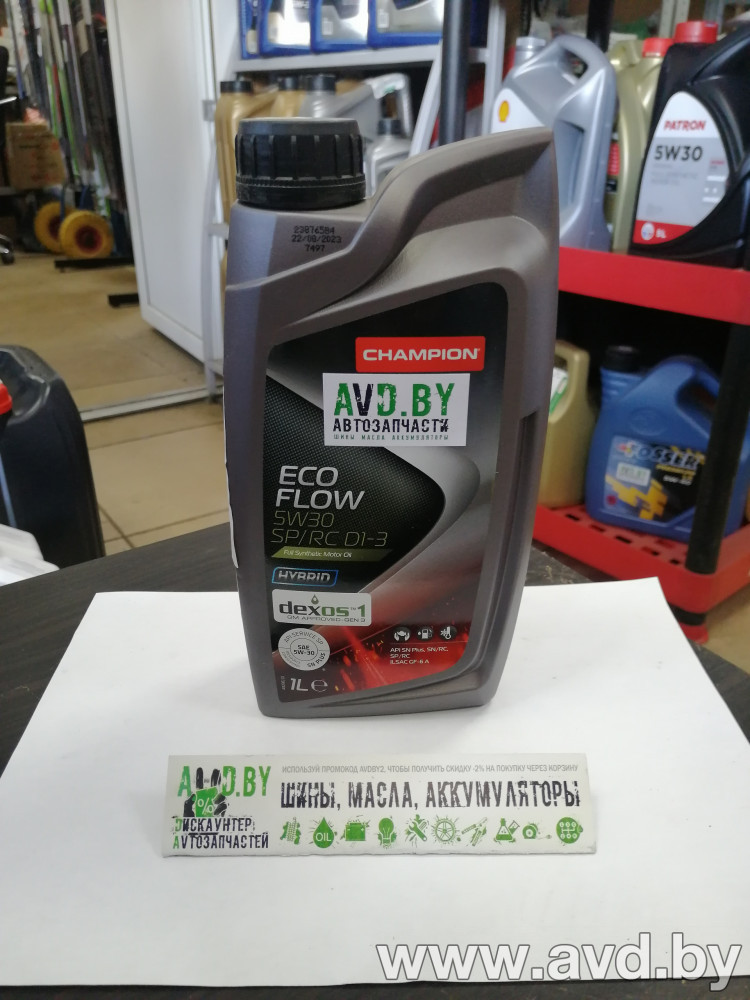 Купить Моторное масло Champion Eco Flow  SP/RC D1-3 5W-30 1л  в Минске.