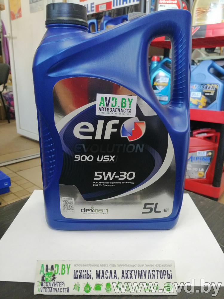 Купить Моторное масло Elf Evolution 900 USX 5W-30 5л в Минске.