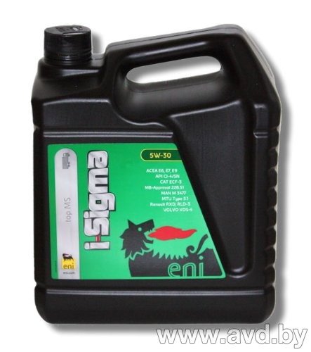 Купить Моторное масло Eni i-Sigma top MS 5W-30 5л в Минске.