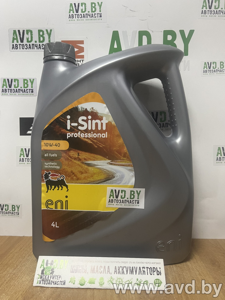 Купить Моторное масло Eni i-Sint Professional 10W-40 4л в Минске.