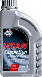 Купить Моторное масло Fuchs Titan Supersyn Longlife Plus 0W-30 1л в Минске.