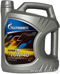 Купить Моторное масло Gazpromneft Super 10W-40 SG/CD 4л  в Минске.