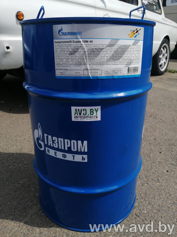 Купить Моторное масло Gazpromneft Super 10W-40 SG/CD 50л  в Минске.