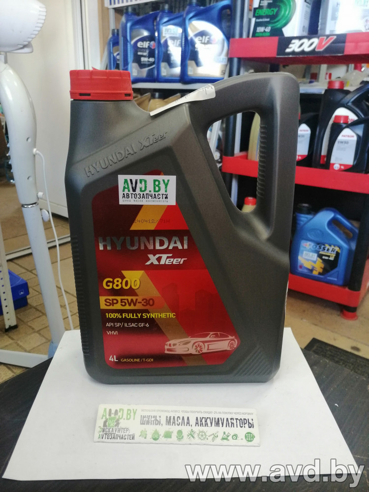 Купить Моторное масло Hyundai Xteer G800 5W-30 4л в Минске.