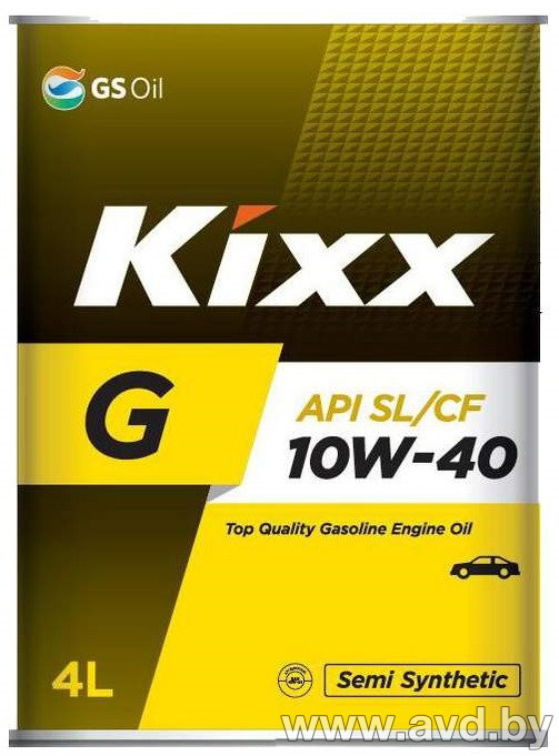 Купить Моторное масло Kixx G 10W-40 SL/CF 4л в Минске.