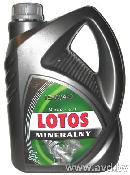 Купить Моторное масло Lotos Mineralny SJ/CF 15W-40 5л  в Минске.