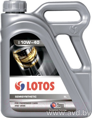 Купить Моторное масло Lotos Semisyntetic SN 10W-40 5л в Минске.