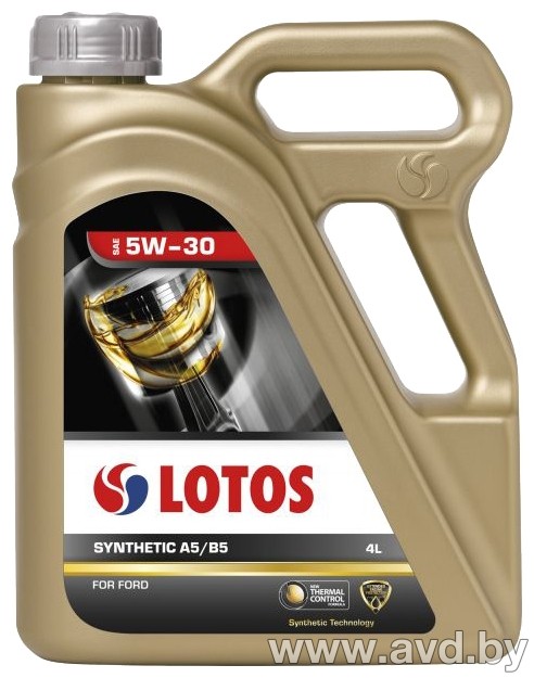 Купить Моторное масло Lotos Synthetic A5/B5 5W-30 5л  в Минске.