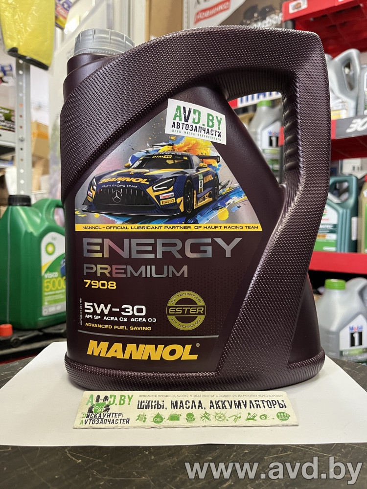 Купить Моторное масло Mannol Energy Premium 5w30 5л  в Минске.
