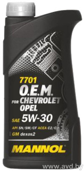 Купить Моторное масло Mannol O.E.M. for chevrolet opel 10W-40 1л в Минске.