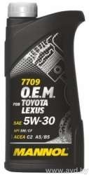 Купить Моторное масло Mannol O.E.M. for Toyota Lexus 5W-30 1л в Минске.