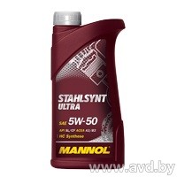 Купить Моторное масло Mannol Stahlsynt Ultra 5W-50 1л в Минске.