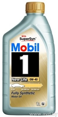 Купить Моторное масло Mobil 1 New Life 0W-40 1л  в Минске.