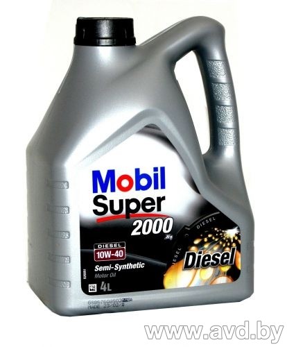 Купить Моторное масло Mobil Super 2000 X1 Diesel 10W-40 4л  в Минске.