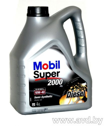 Купить Моторное масло Mobil Super 2000 X1 DSL 10W-40 4л в Минске.