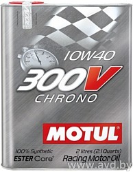 Купить Моторное масло Motul 300V Chrono 10W-40 2л  в Минске.