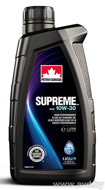 Купить Моторное масло Petro-Canada Supreme 10w-30 1л  в Минске.