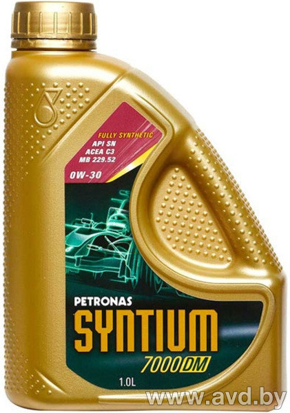 Купить Моторное масло Petronas SYNTIUM 7000 DM 0W-30 4л  в Минске.