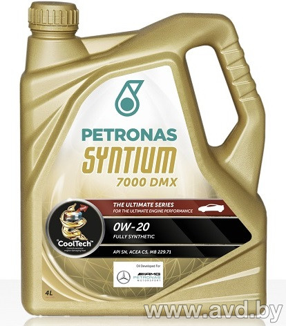 Купить Моторное масло Petronas Syntium 7000 DMX 0W-20 5л в Минске.