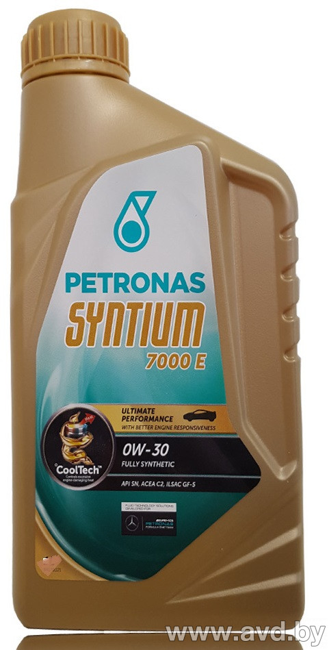 Купить Моторное масло Petronas SYNTIUM 7000 E 0W-30 2л в Минске.