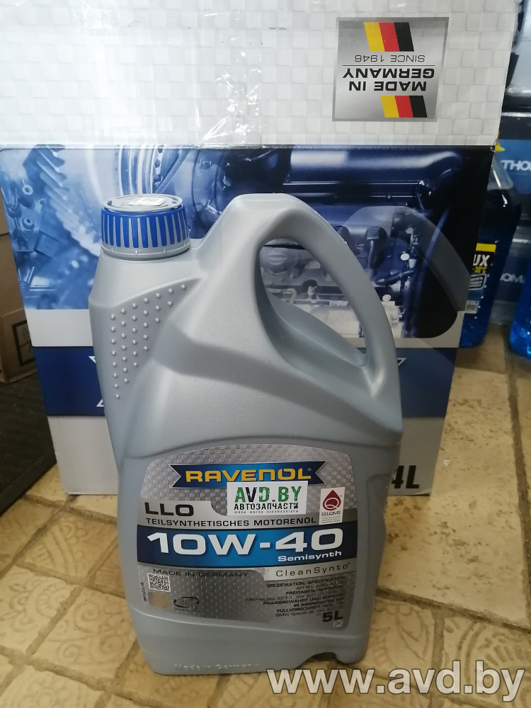 Купить Моторное масло Ravenol LLO 10W-40 5л  в Минске.