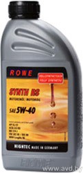 Купить Моторное масло ROWE Hightec Synt RS SAE 5W-40i 1л  в Минске.