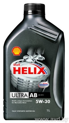 Купить Моторное масло Shell Helix Ultra Professional AB 5W-30 1л в Минске.