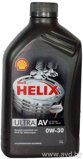 Купить Моторное масло Shell Helix Ultra Professional AV 0W-30 1л в Минске.