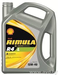 Купить Моторное масло Shell Rimula R4 L 15W-40 4л в Минске.