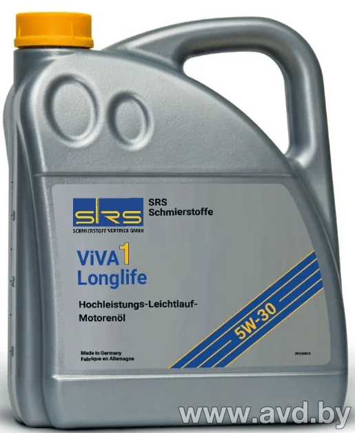 Купить Моторное масло SRS Viva 1 Longlife 5W-30 4л  в Минске.