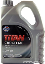 Купить Моторное масло Fuchs Titan Cargo MC 10W-40 5л  в Минске.