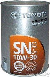 Купить Моторное масло Toyota SN 10W-30 (08880-10806) 1л  в Минске.