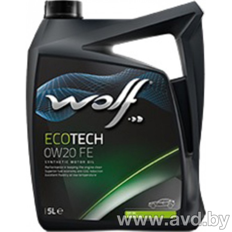 Купить Моторное масло Wolf Eco Tech 0W-20 FE 5л  в Минске.