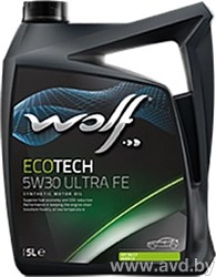 Купить Моторное масло Wolf Eco Tech 5W-30 Ultra FE 5л  в Минске.