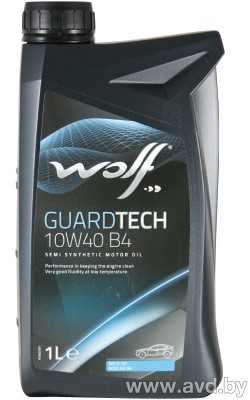 Купить Моторное масло Wolf Guard Tech 10W-40 B4 1л  в Минске.