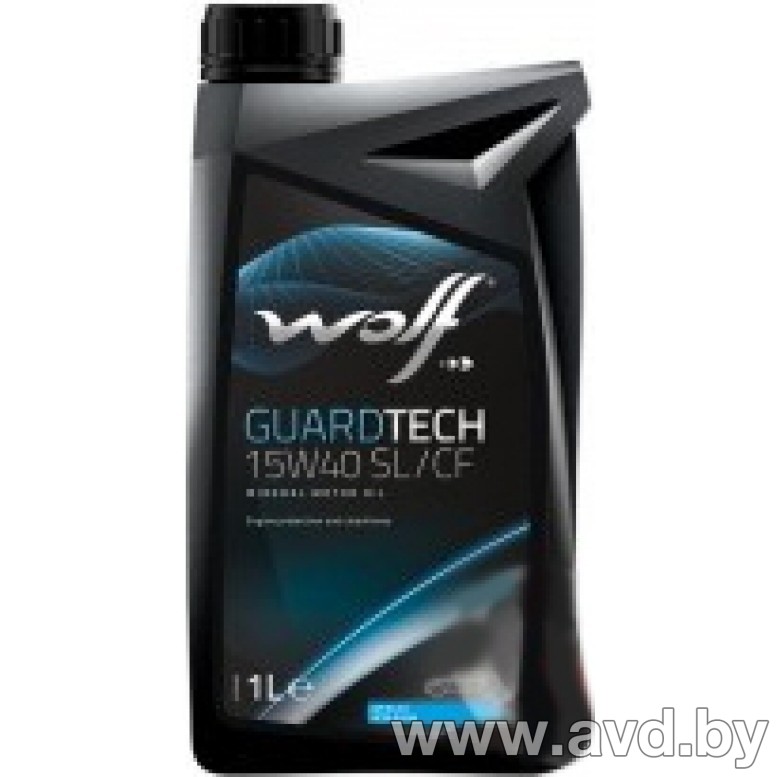 Купить Моторное масло Wolf GuardTech SL/CF 15W-40 1л  в Минске.