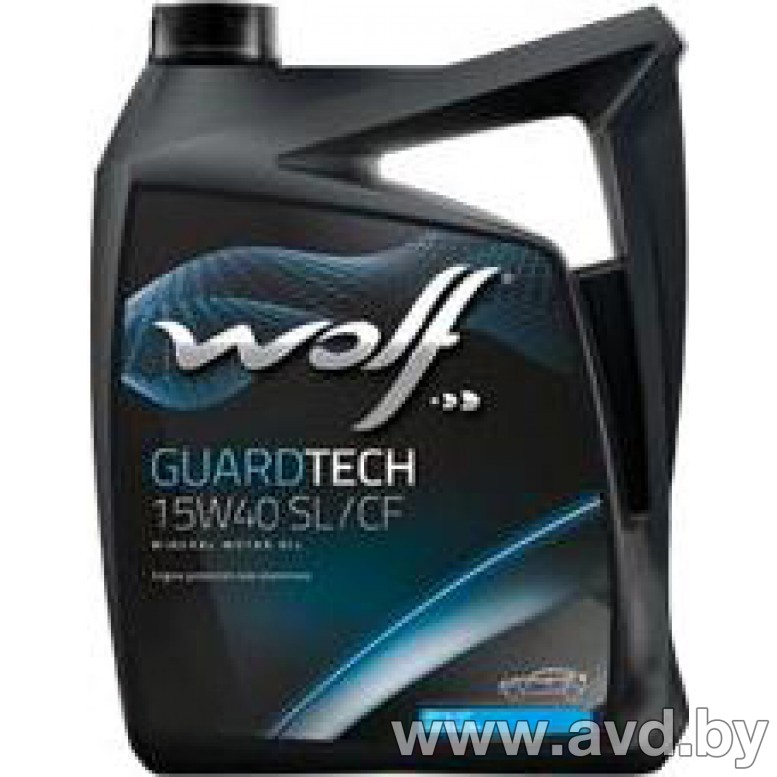 Купить Моторное масло Wolf GuardTech SL/CF 15W-40 4л  в Минске.