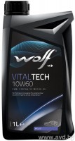 Купить Моторное масло Wolf Vital Tech 10W-60 1л  в Минске.