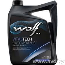 Купить Моторное масло Wolf Vital Tech Asia/US 5W-30 4л в Минске.