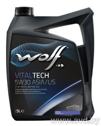 Купить Моторное масло Wolf Vital Tech Asia/US 5W-30 5л в Минске.
