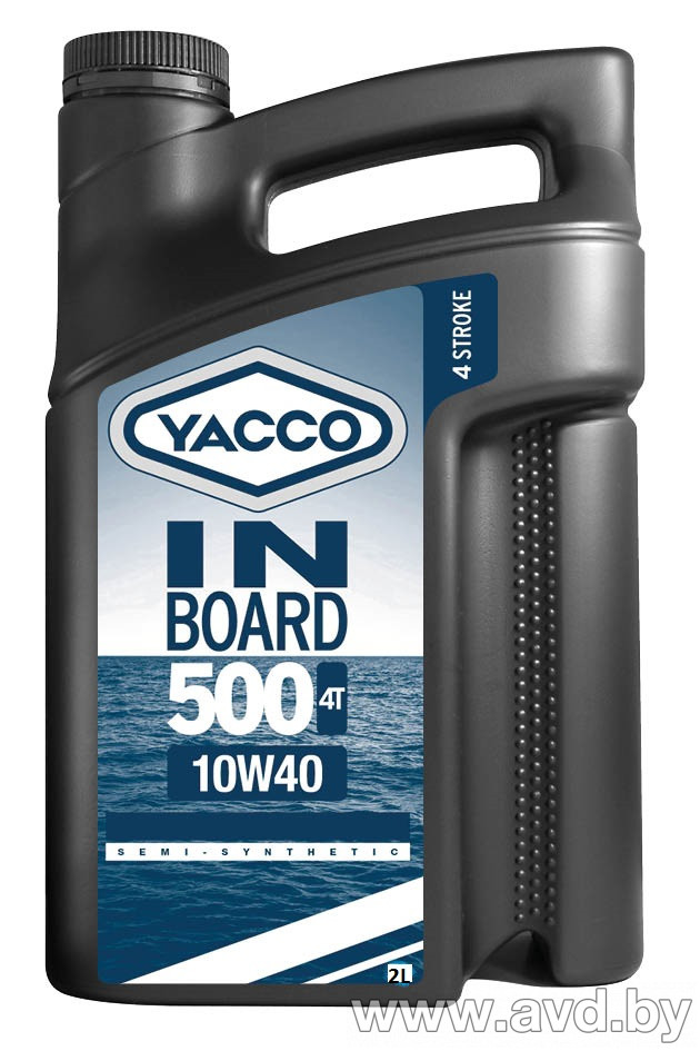 Купить Моторное масло Yacco Inboard 500 4T 10W-40 2л в Минске.
