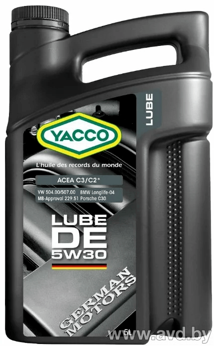 Купить Моторное масло Yacco Lube DE 5W-30 4л в Минске.