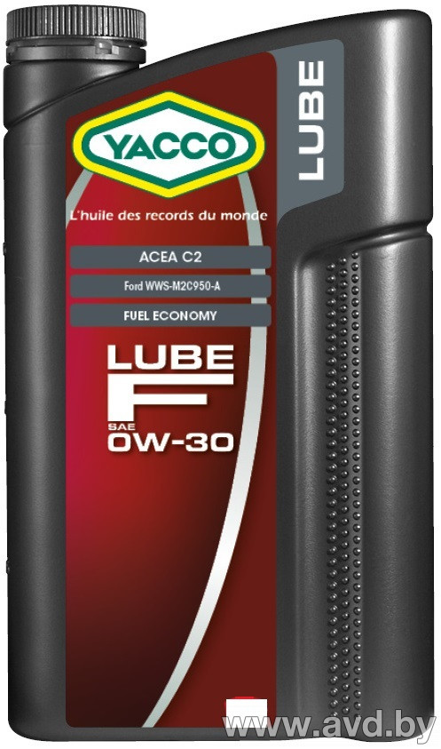 Купить Моторное масло Yacco Lube F 0W-30 1л в Минске.