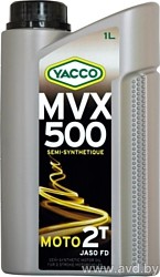 Купить Моторное масло Yacco MVX 500 2T 1л  в Минске.