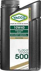 Купить Моторное масло Yacco VX 500 10W-40 1л  в Минске.