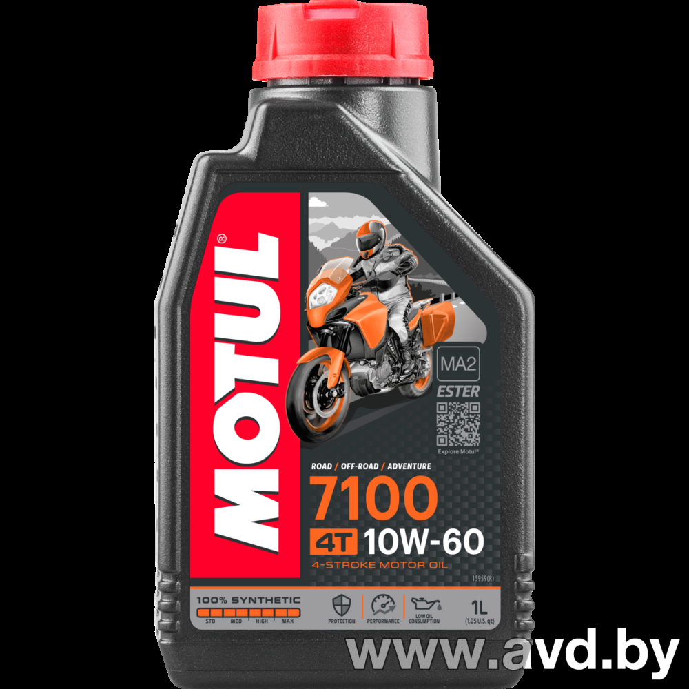 Купить Моторное масло Motul 7100 4T 10W-60 1л в Минске.