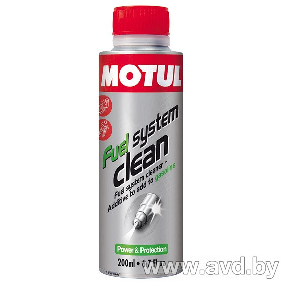 Купить Присадки для авто Motul Fuel System Clean Moto 200мл  в Минске.