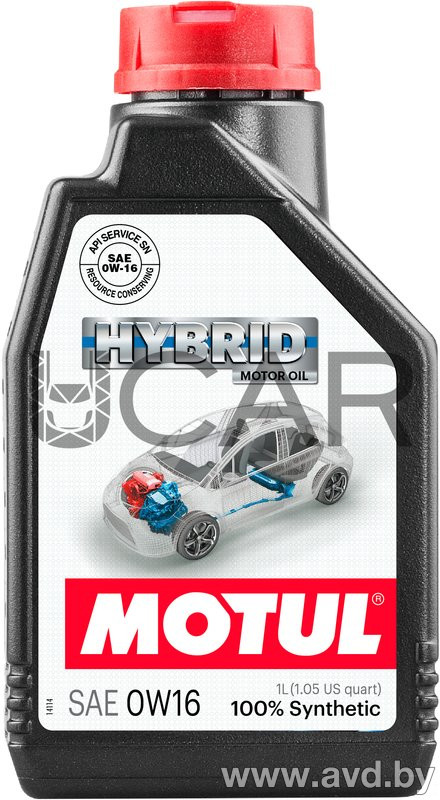 Купить Моторное масло Motul HYBRID 0W-16 1л в Минске.