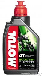 Купить Моторное масло Motul Scooter Expert 4T 10W-40 1л в Минске.